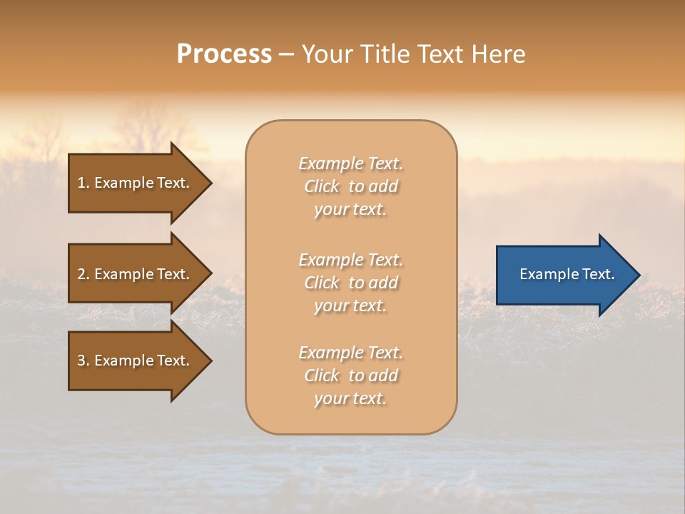 Purple Fog Moor PowerPoint Template