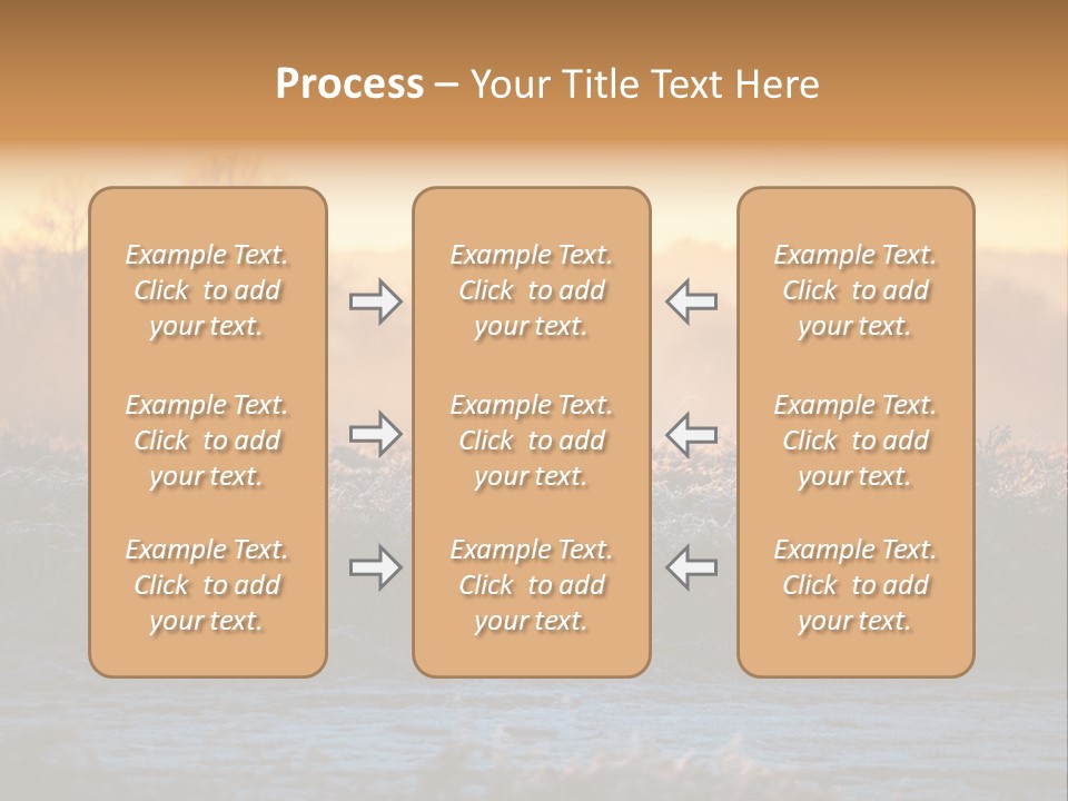 Purple Fog Moor PowerPoint Template
