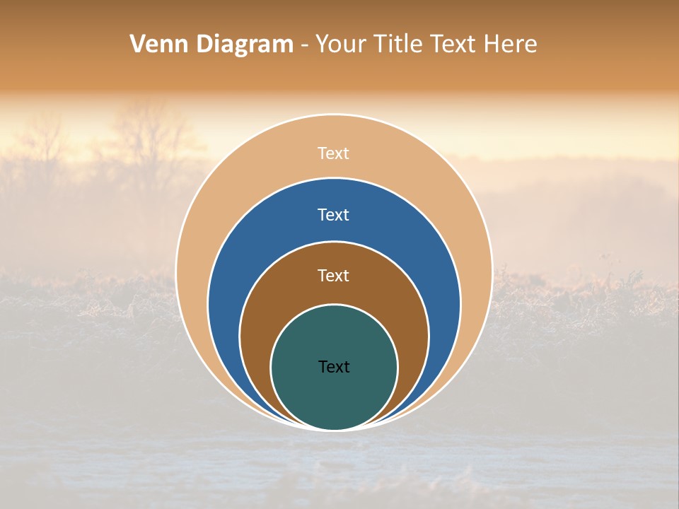 Purple Fog Moor PowerPoint Template