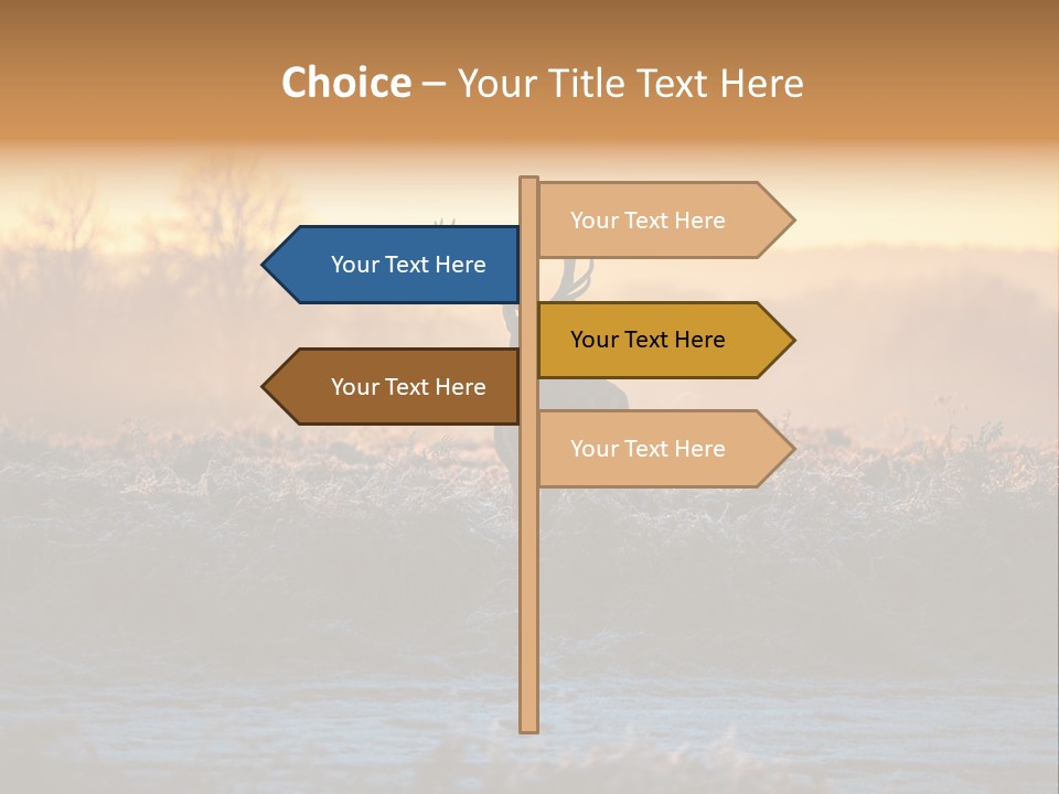 Purple Fog Moor PowerPoint Template