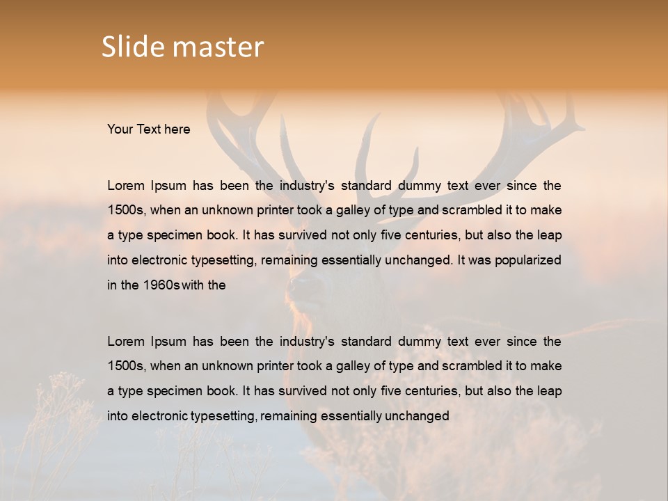 Trees Moor Safari PowerPoint Template