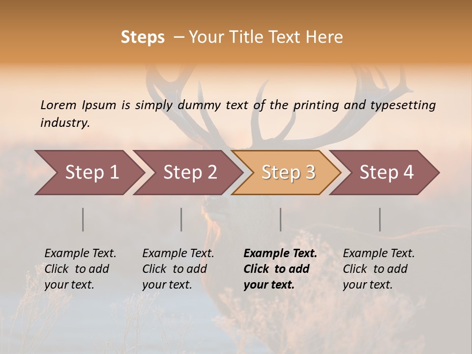 Trees Moor Safari PowerPoint Template