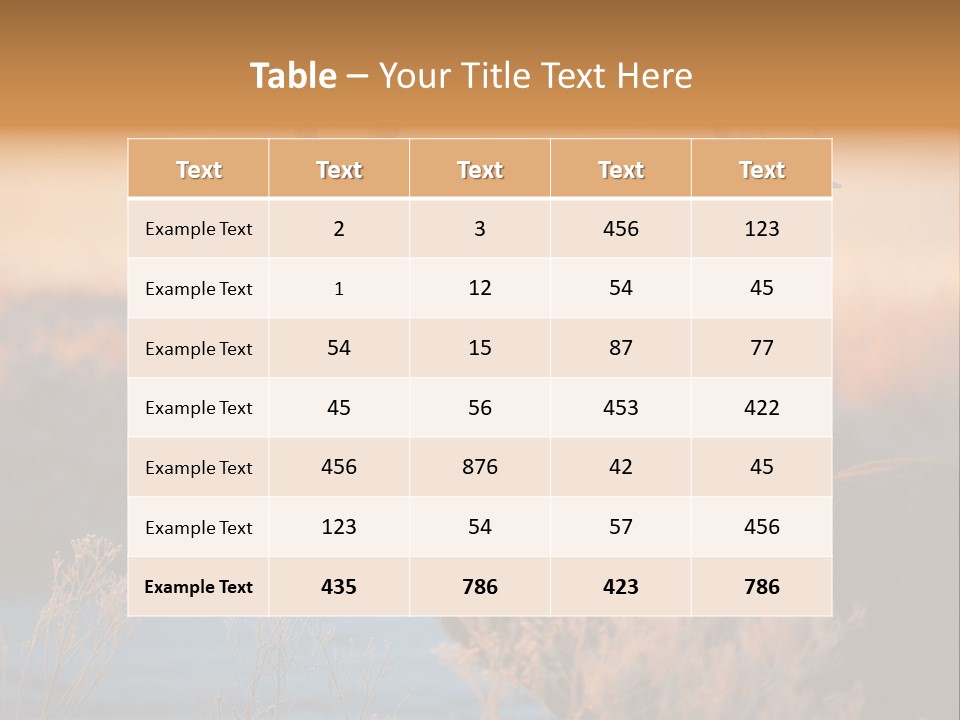Trees Moor Safari PowerPoint Template