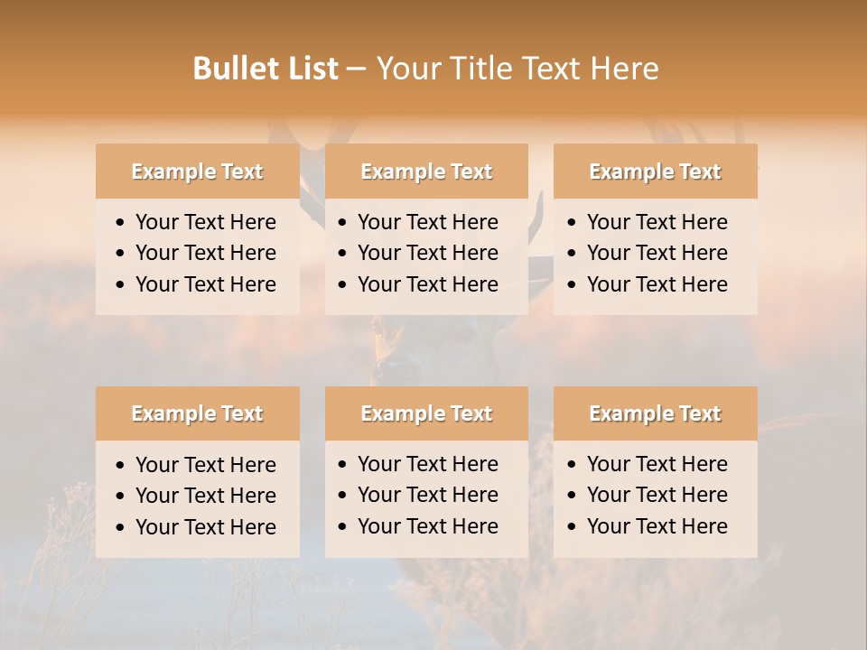 Trees Moor Safari PowerPoint Template