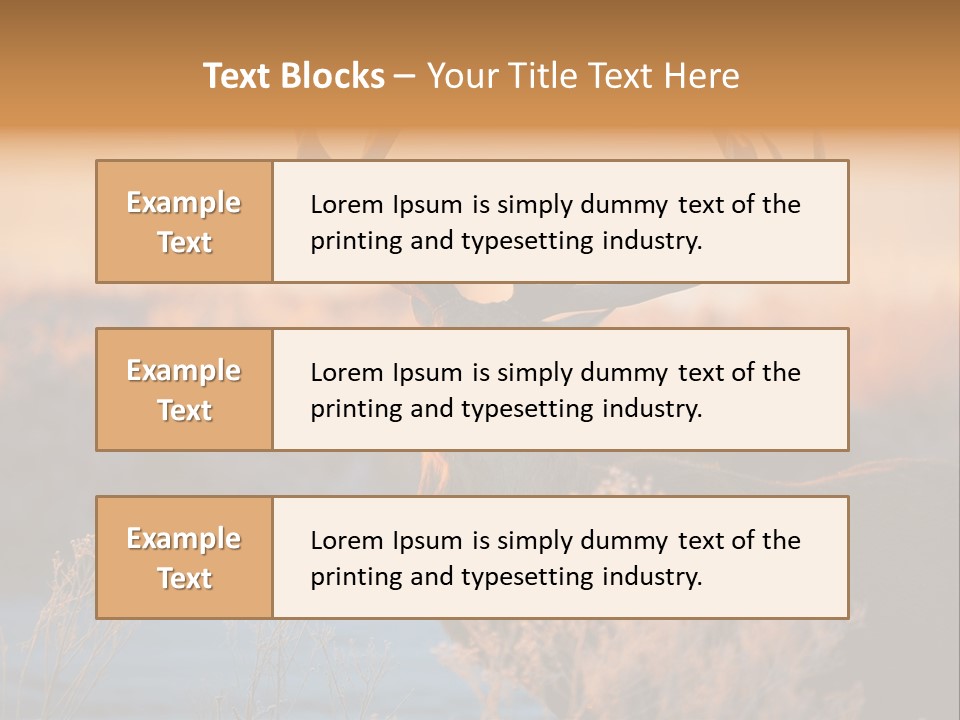 Trees Moor Safari PowerPoint Template