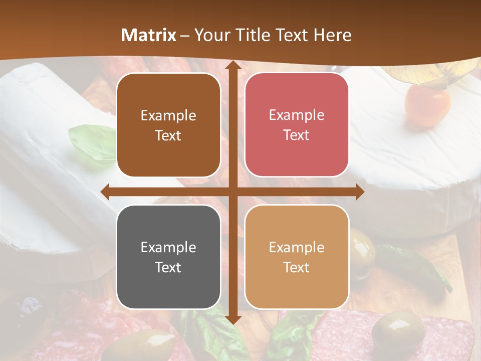 Lettuce Mediterranean Cuisine Tomatoes PowerPoint Template