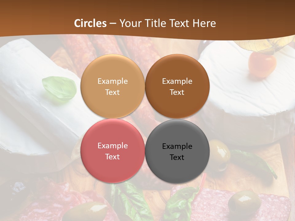 Lettuce Mediterranean Cuisine Tomatoes PowerPoint Template