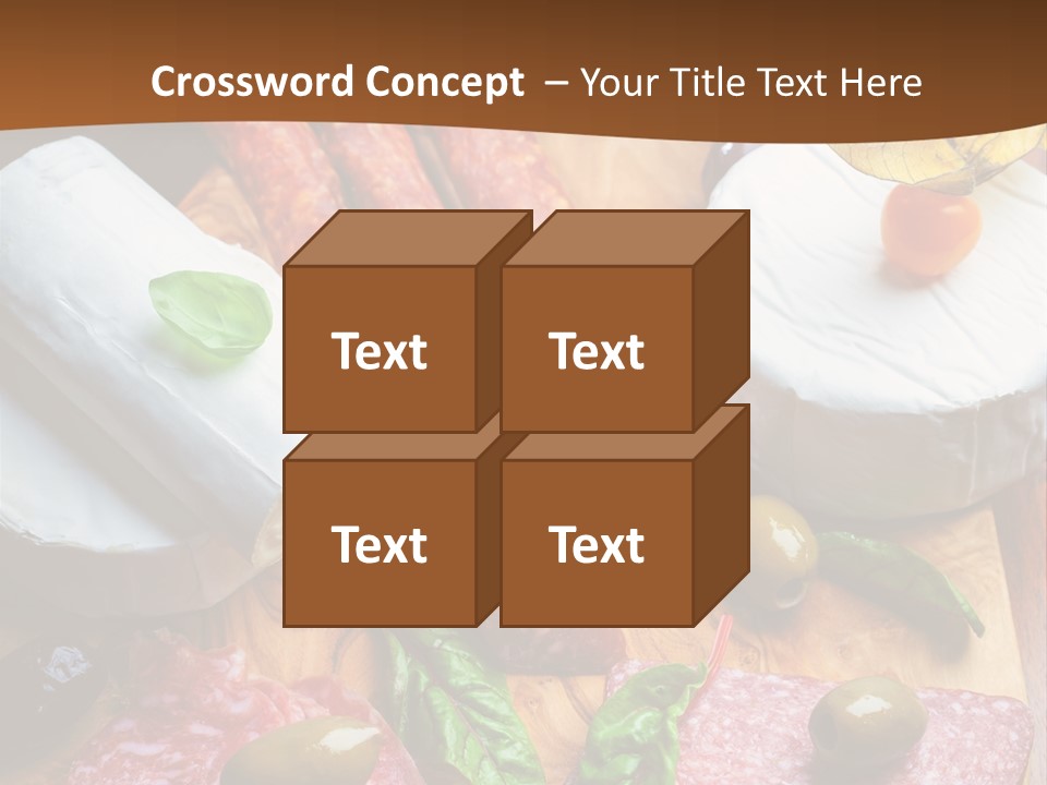 Lettuce Mediterranean Cuisine Tomatoes PowerPoint Template