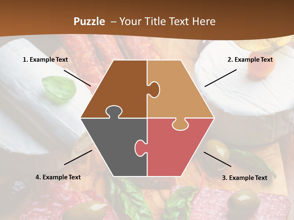 Lettuce Mediterranean Cuisine Tomatoes PowerPoint Template