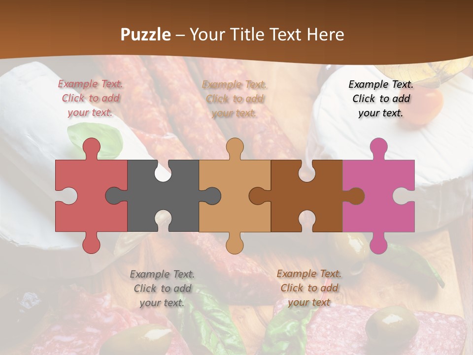 Lettuce Mediterranean Cuisine Tomatoes PowerPoint Template