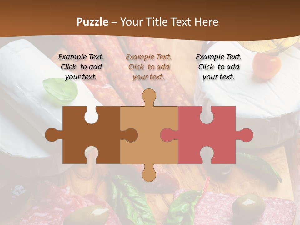 Lettuce Mediterranean Cuisine Tomatoes PowerPoint Template