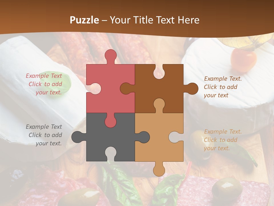 Lettuce Mediterranean Cuisine Tomatoes PowerPoint Template