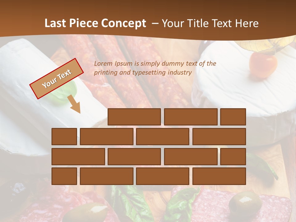 Lettuce Mediterranean Cuisine Tomatoes PowerPoint Template