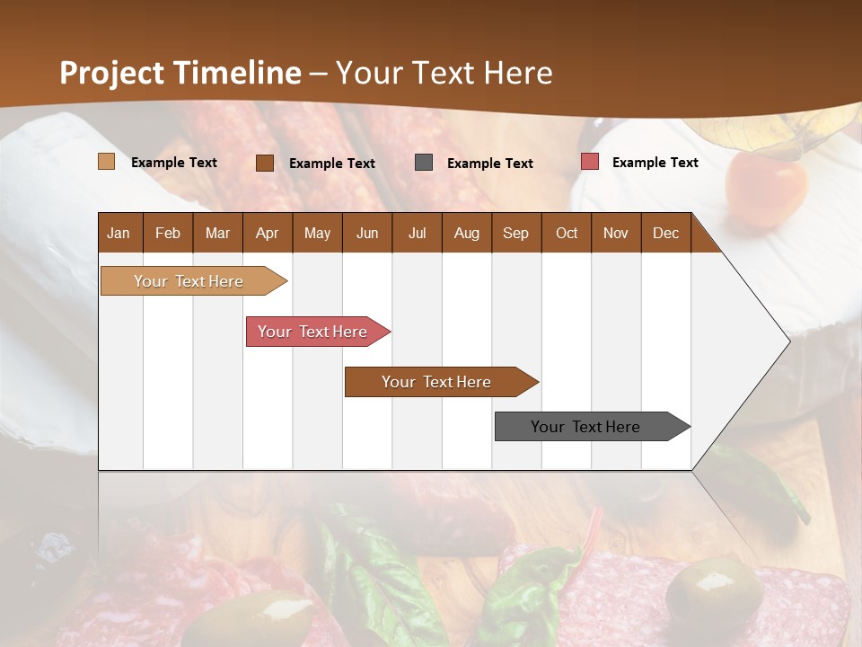Lettuce Mediterranean Cuisine Tomatoes PowerPoint Template