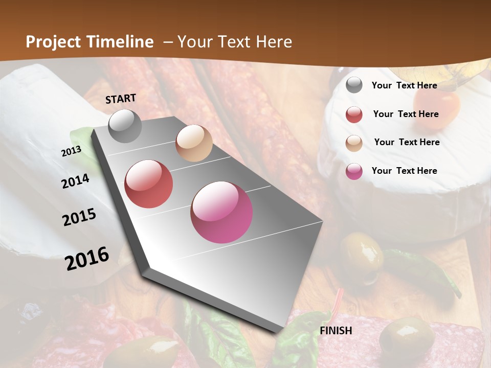 Lettuce Mediterranean Cuisine Tomatoes PowerPoint Template