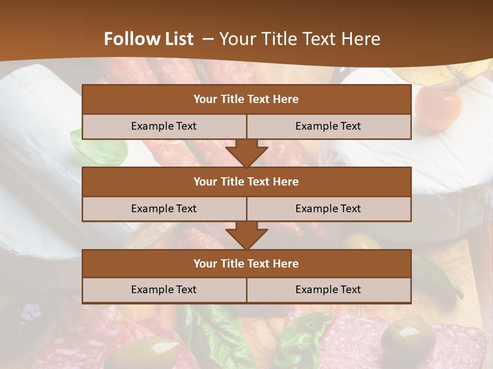 Lettuce Mediterranean Cuisine Tomatoes PowerPoint Template