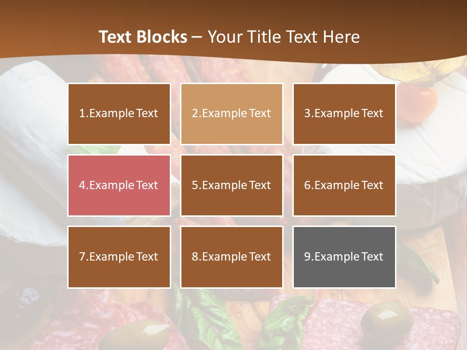 Lettuce Mediterranean Cuisine Tomatoes PowerPoint Template