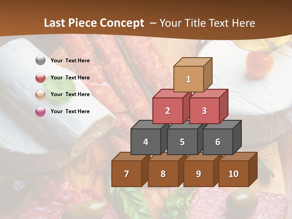 Lettuce Mediterranean Cuisine Tomatoes PowerPoint Template