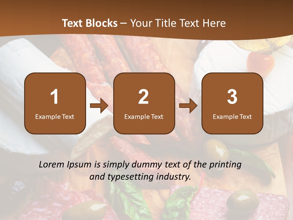 Lettuce Mediterranean Cuisine Tomatoes PowerPoint Template