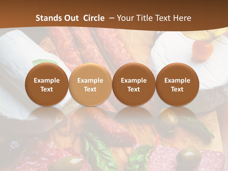 Lettuce Mediterranean Cuisine Tomatoes PowerPoint Template