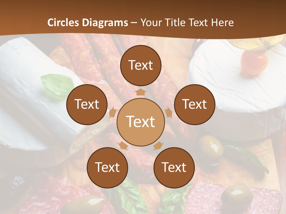 Lettuce Mediterranean Cuisine Tomatoes PowerPoint Template