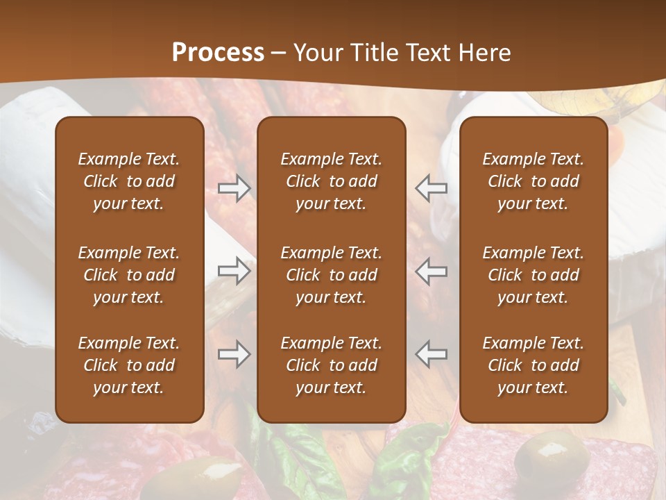 Lettuce Mediterranean Cuisine Tomatoes PowerPoint Template