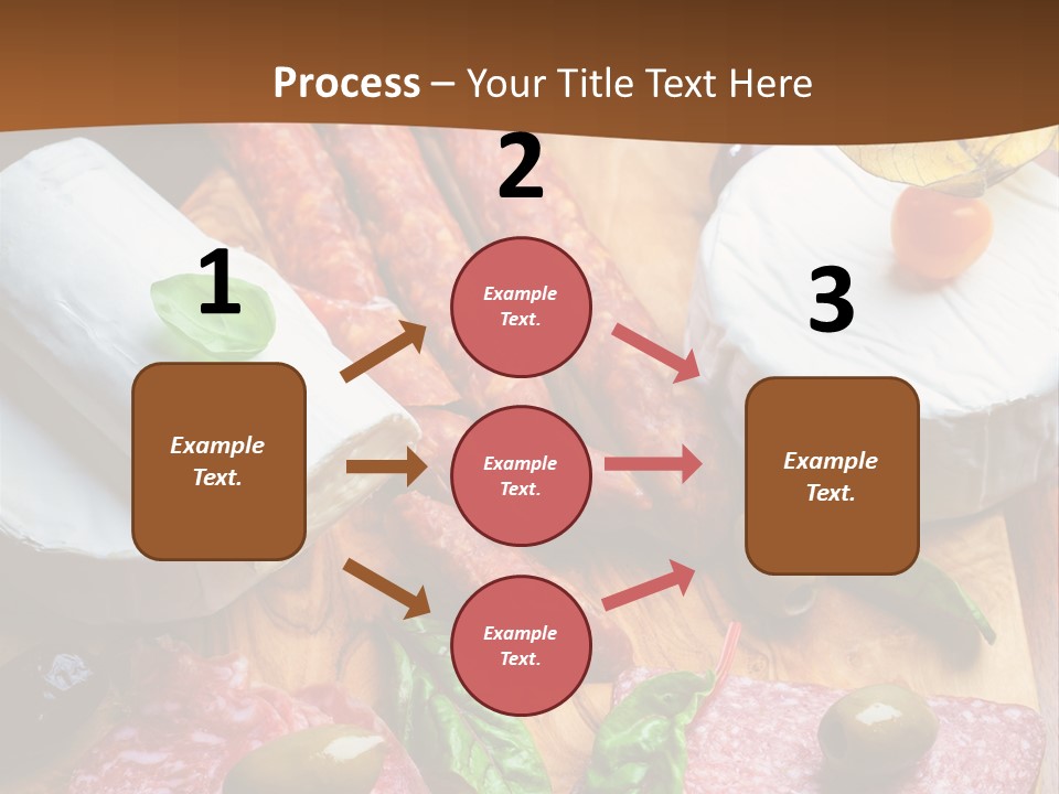 Lettuce Mediterranean Cuisine Tomatoes PowerPoint Template