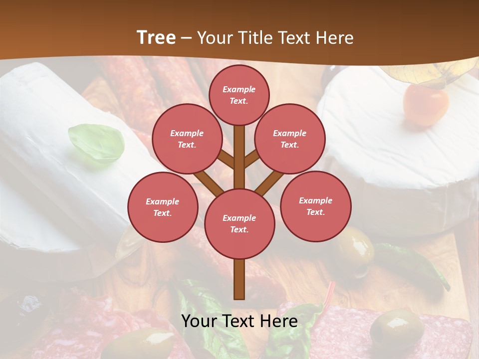 Lettuce Mediterranean Cuisine Tomatoes PowerPoint Template