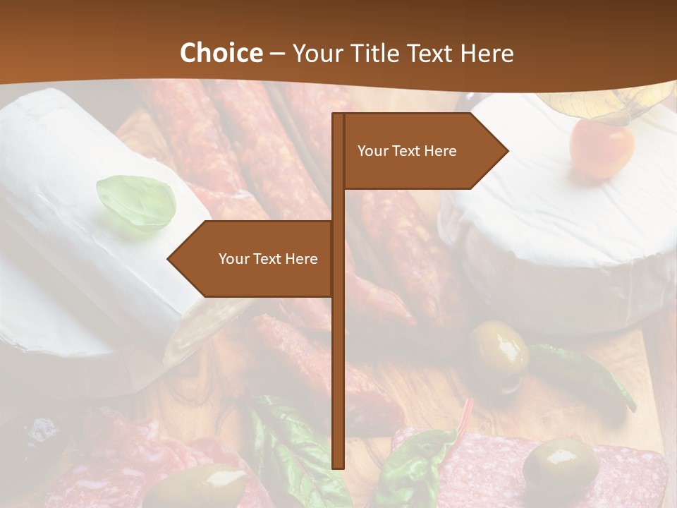 Lettuce Mediterranean Cuisine Tomatoes PowerPoint Template