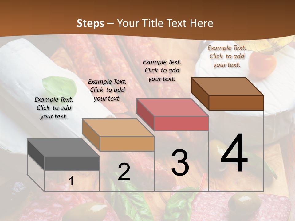 Lettuce Mediterranean Cuisine Tomatoes PowerPoint Template
