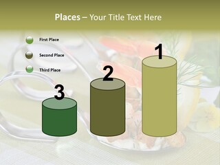 King Prawns Antipasti Riesengarnelen PowerPoint Template