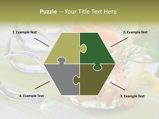 King Prawns Antipasti Riesengarnelen PowerPoint Template