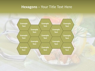 King Prawns Antipasti Riesengarnelen PowerPoint Template