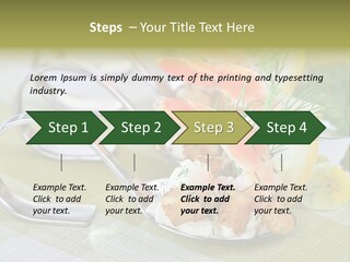 King Prawns Antipasti Riesengarnelen PowerPoint Template