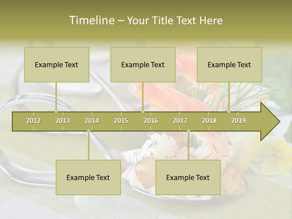 King Prawns Antipasti Riesengarnelen PowerPoint Template