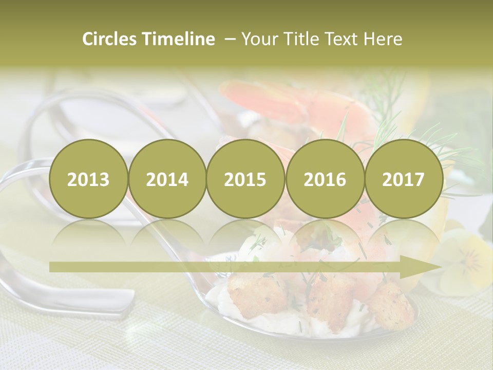 King Prawns Antipasti Riesengarnelen PowerPoint Template