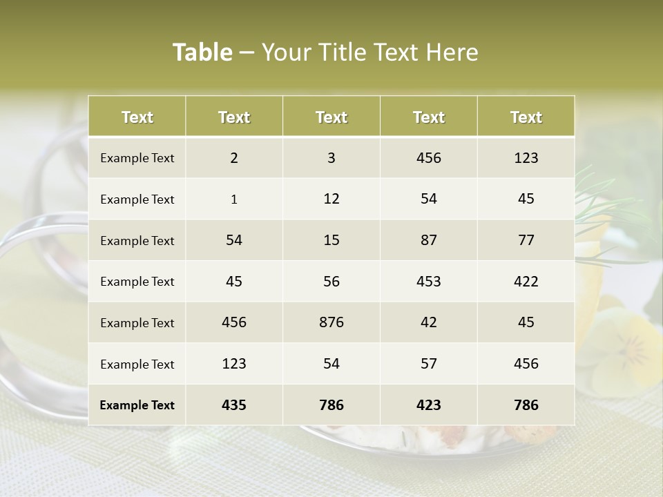 King Prawns Antipasti Riesengarnelen PowerPoint Template