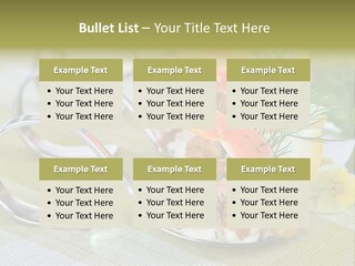 King Prawns Antipasti Riesengarnelen PowerPoint Template