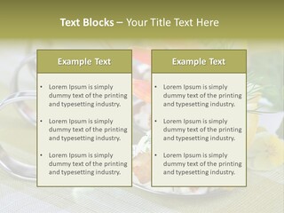 King Prawns Antipasti Riesengarnelen PowerPoint Template