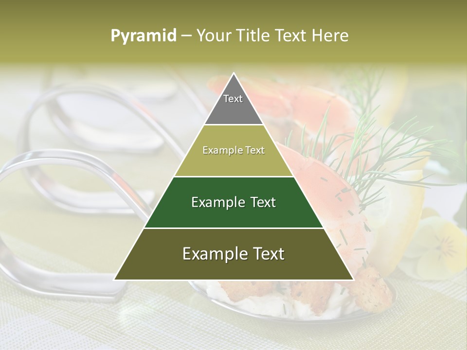 King Prawns Antipasti Riesengarnelen PowerPoint Template