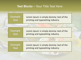 King Prawns Antipasti Riesengarnelen PowerPoint Template