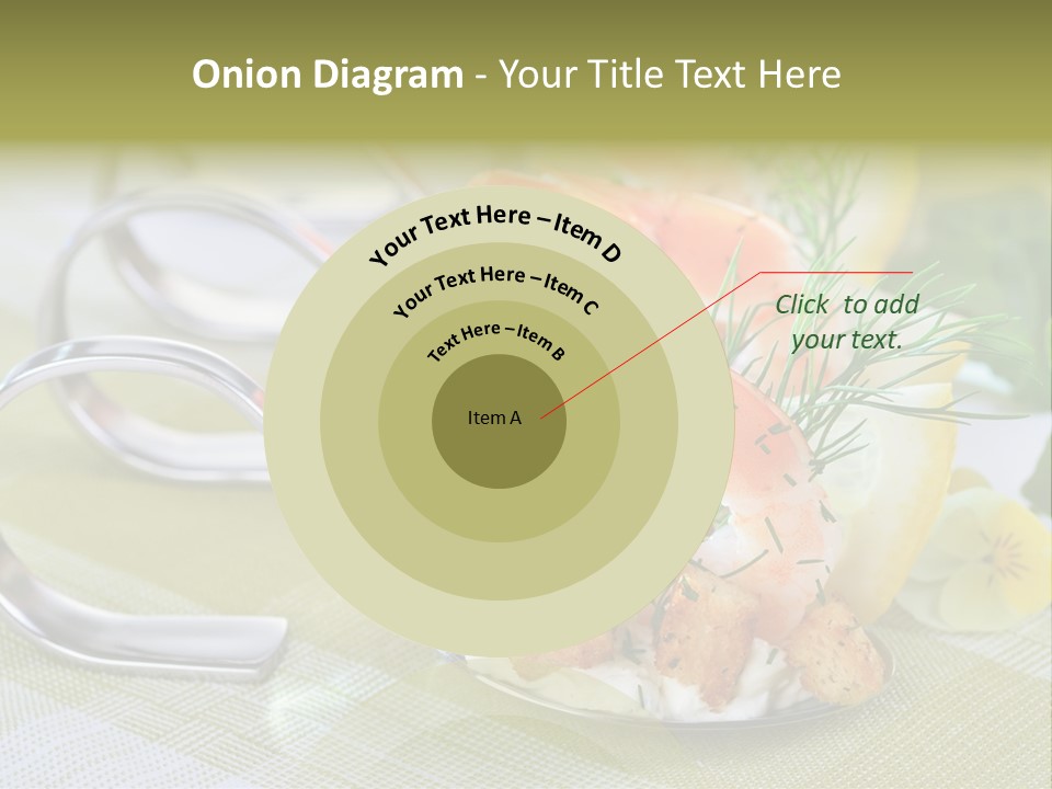 King Prawns Antipasti Riesengarnelen PowerPoint Template