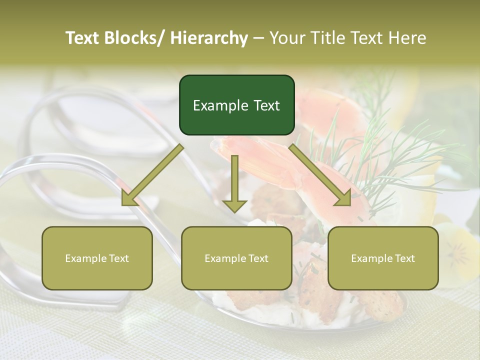 King Prawns Antipasti Riesengarnelen PowerPoint Template