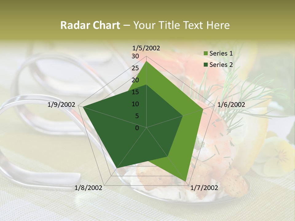 King Prawns Antipasti Riesengarnelen PowerPoint Template