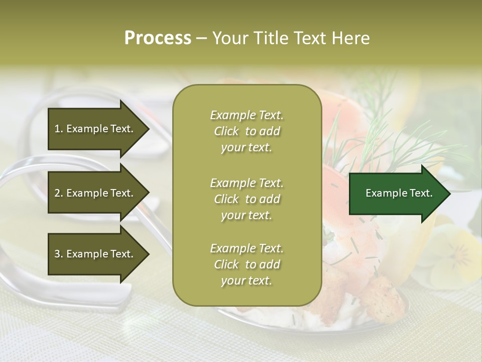 King Prawns Antipasti Riesengarnelen PowerPoint Template