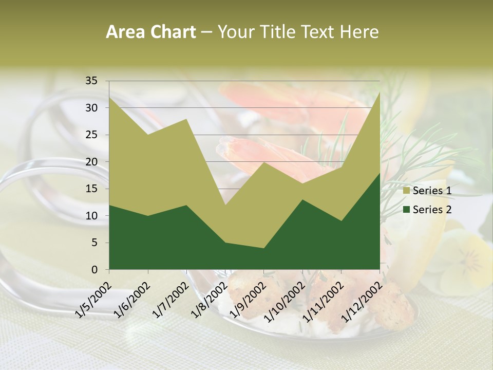 King Prawns Antipasti Riesengarnelen PowerPoint Template