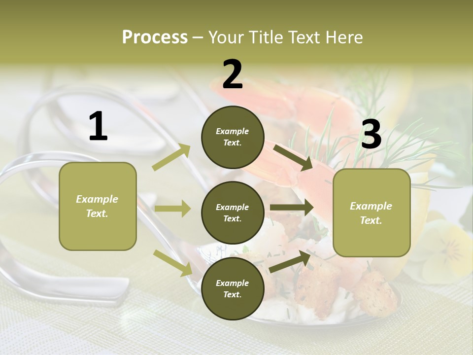 King Prawns Antipasti Riesengarnelen PowerPoint Template