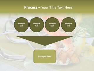 King Prawns Antipasti Riesengarnelen PowerPoint Template