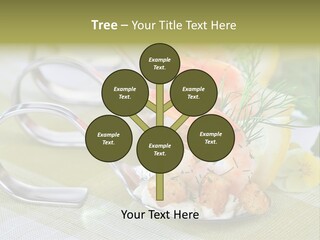 King Prawns Antipasti Riesengarnelen PowerPoint Template