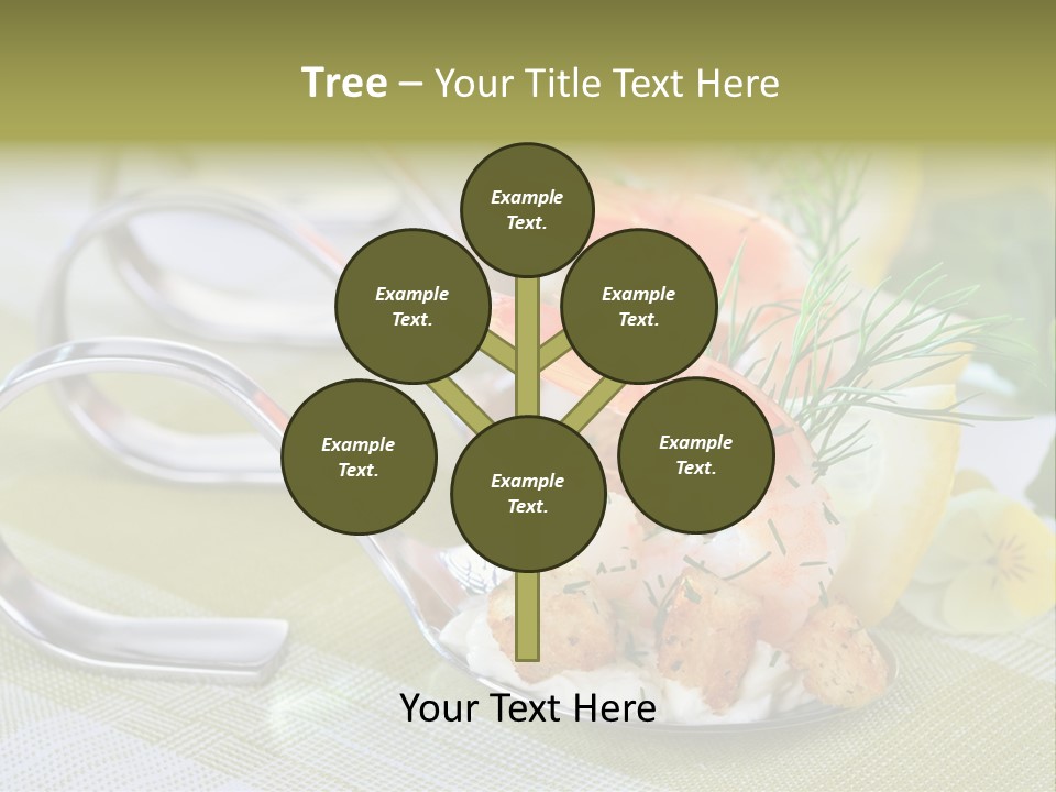 King Prawns Antipasti Riesengarnelen PowerPoint Template